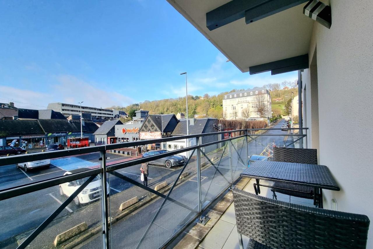 Chez Lou Et Dan 4P Apartment With Balcony Elevator And Secure Parking Honfleur Extérieur photo