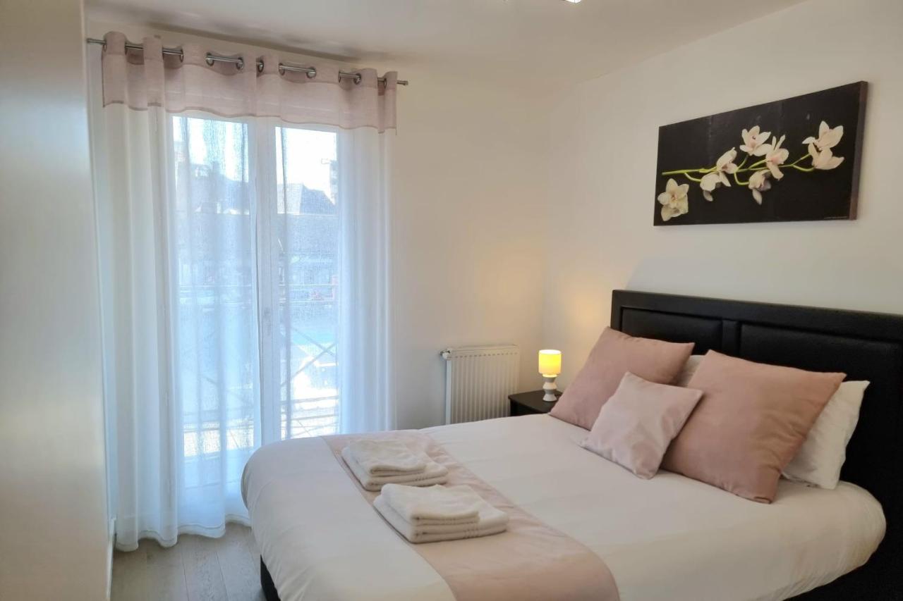 Chez Lou Et Dan 4P Apartment With Balcony Elevator And Secure Parking Honfleur Extérieur photo